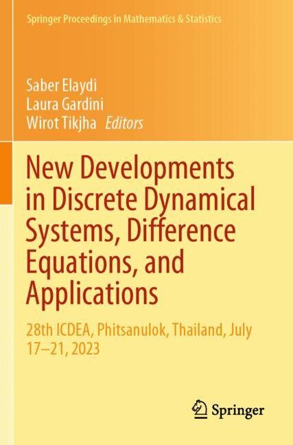 Couverture_New Developments in Discrete Dynamical Systems, Difference Equations, and Applications