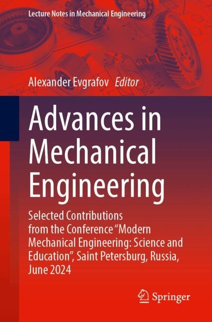 Front cover_Advances in Mechanical Engineering