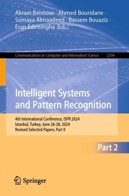 Front cover_Intelligent Systems and Pattern Recognition