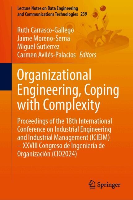 Couverture_Organizational Engineering, Coping with Complexity