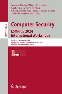 Front cover_Computer Security. ESORICS 2024 International Workshops
