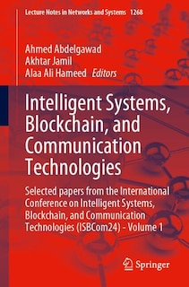 Front cover_Intelligent Systems, Blockchain, and Communication Technologies