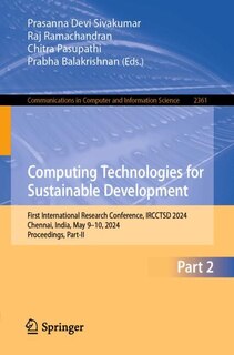 Couverture_Computing Technologies for Sustainable Development