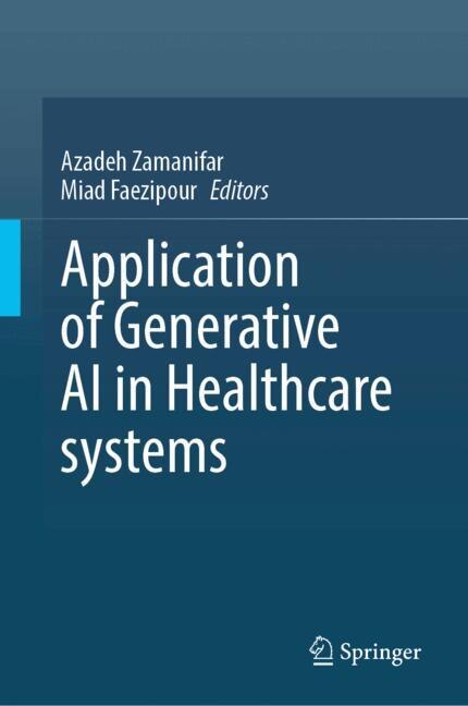 Couverture_Application of Generative AI in Healthcare systems