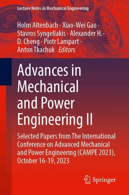 Couverture_Advances in Mechanical and Power Engineering II