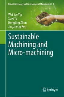 Front cover_Sustainable Machining and Micro-machining
