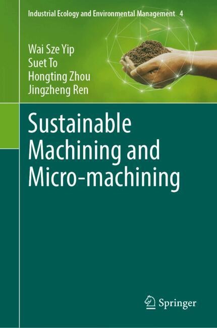 Front cover_Sustainable Machining and Micro-machining