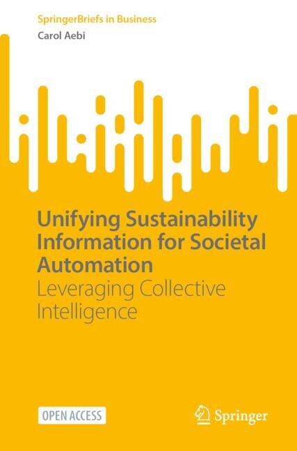 Front cover_Unifying Sustainability Information for Societal Automation