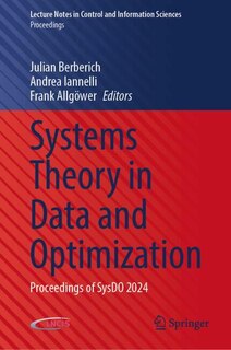 Front cover_Systems Theory in Data and Optimization