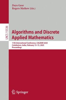 Couverture_Algorithms and Discrete Applied Mathematics