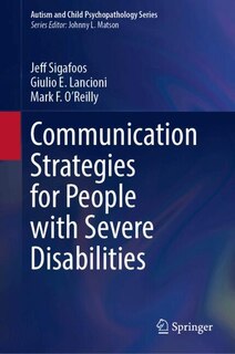 Couverture_Communication Strategies for People with Severe Disabilities
