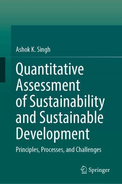 Front cover_Quantitative Assessment of Sustainability and Sustainable Development