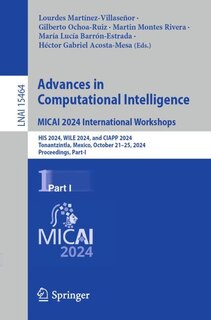 Front cover_Advances in Computational Intelligence. MICAI 2024 International Workshops