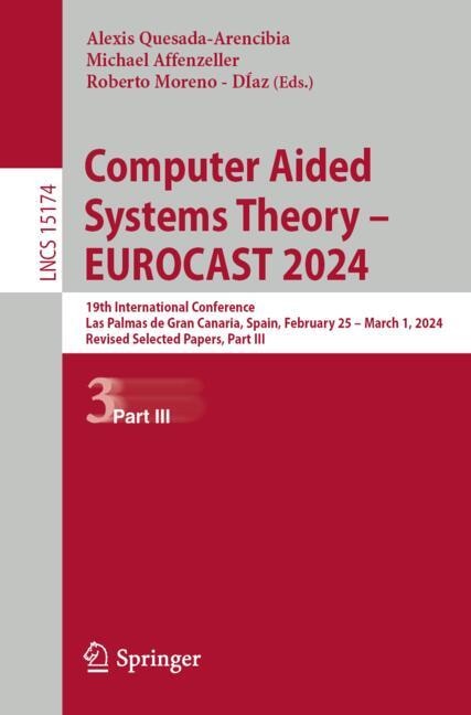 Front cover_Computer Aided Systems Theory - EUROCAST 2024