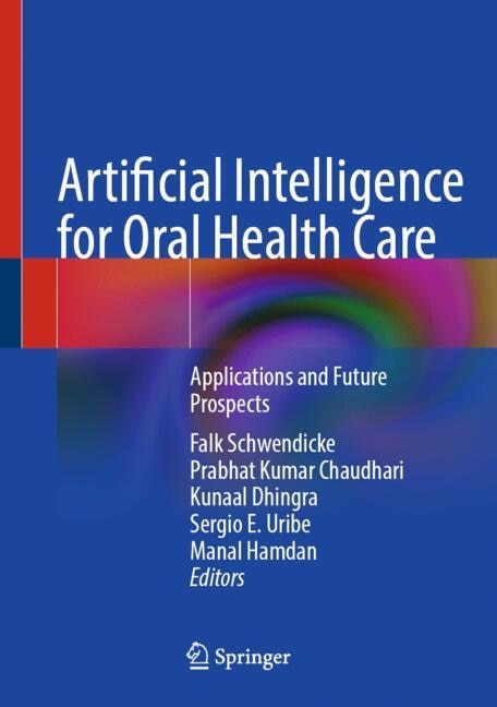 Couverture_Artificial Intelligence for Oral Health Care
