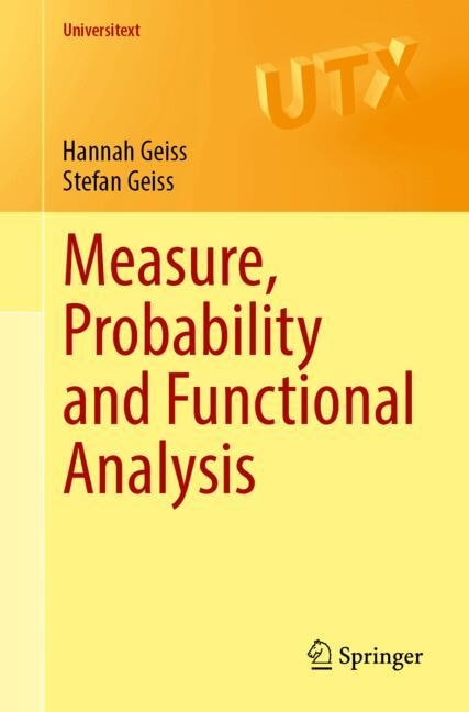 Couverture_Measure, Probability and Functional Analysis