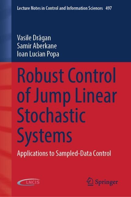 Couverture_Robust Control of Jump Linear Stochastic Systems