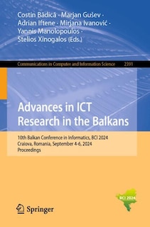 Couverture_Advances in ICT Research in the Balkans
