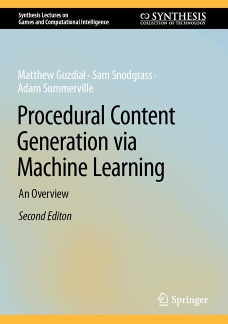 Front cover_Procedural Content Generation via Machine Learning