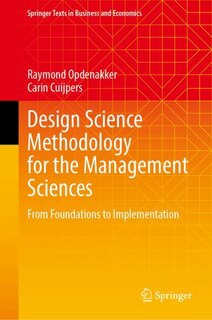 Front cover_Design Science Methodology for the Management Sciences