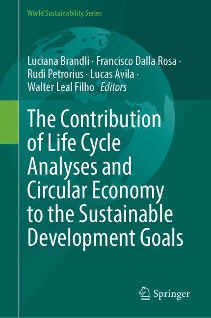Front cover_The Contribution of Life Cycle Analyses and Circular Economy to the Sustainable Development Goals