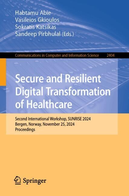 Front cover_Secure and Resilient Digital Transformation of Healthcare