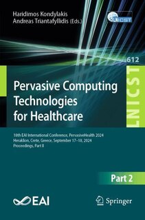 Couverture_Pervasive Computing Technologies for Healthcare
