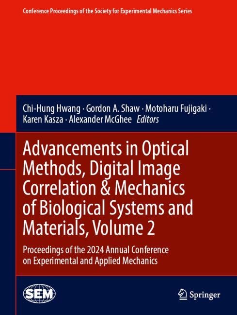 Couverture_Advancements in Optical Methods, Digital Image Correlation