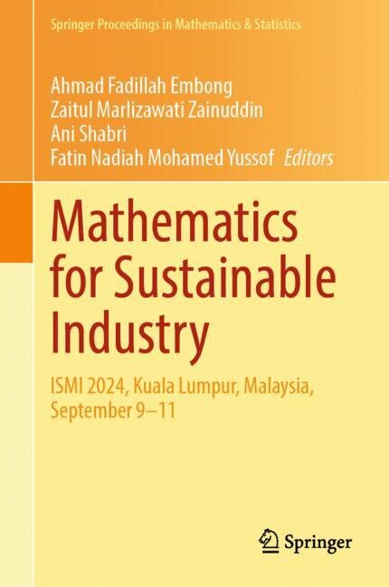 Front cover_Mathematics for Sustainable Industry
