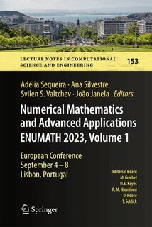 Couverture_Numerical Mathematics and Advanced Applications ENUMATH 2023, Volume 1