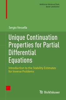 Front cover_Unique Continuation Properties for Partial Differential Equations