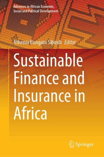 Couverture_Sustainable Finance and Insurance in Africa