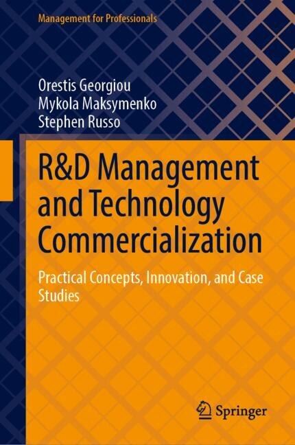 Couverture_R and D Management and Technology Commercialization