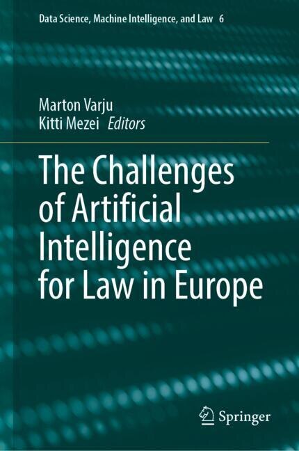 Couverture_The Challenges of Artificial Intelligence for Law in Europe