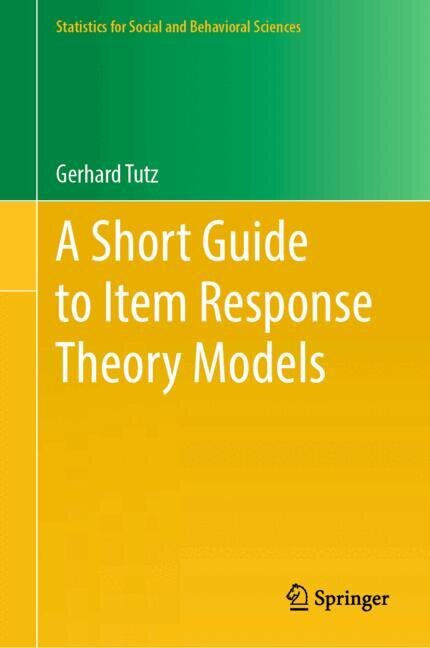 Couverture_A Short Guide to Item Response Theory Models