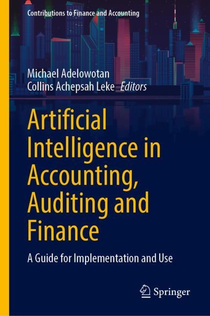 Couverture_Artificial Intelligence in Accounting, Auditing and Finance