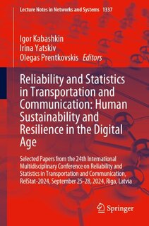 Front cover_Reliability and Statistics in Transportation and Communication