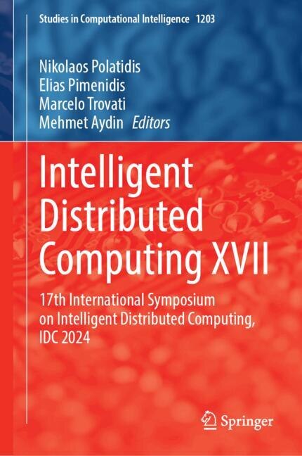 Couverture_Intelligent Distributed Computing XVII