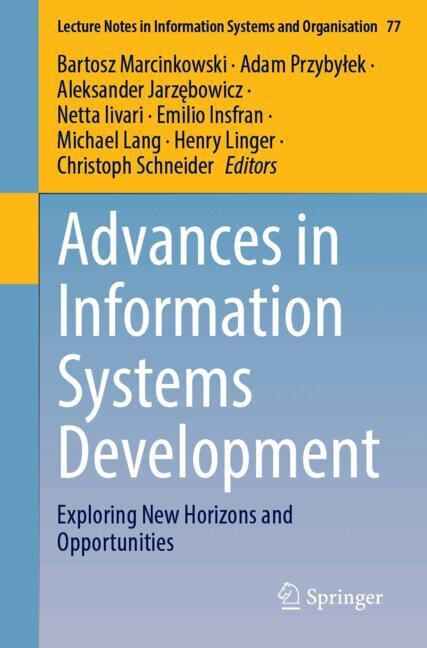 Couverture_Advances in Information Systems Development