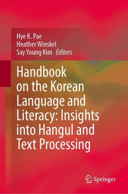 Couverture_Handbook on the Korean Language and Literacy