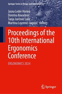 Couverture_Proceedings of the 10th International Ergonomics Conference