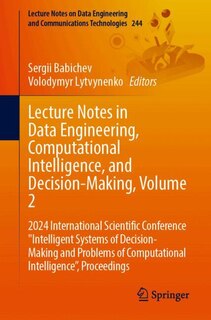 Front cover_Lecture Notes in Data Engineering, Computational Intelligence, and Decision-Making, Volume 2