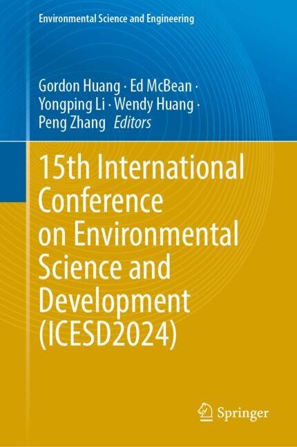 Front cover_15th International Conference on Environmental Science and Development (ICESD2024)