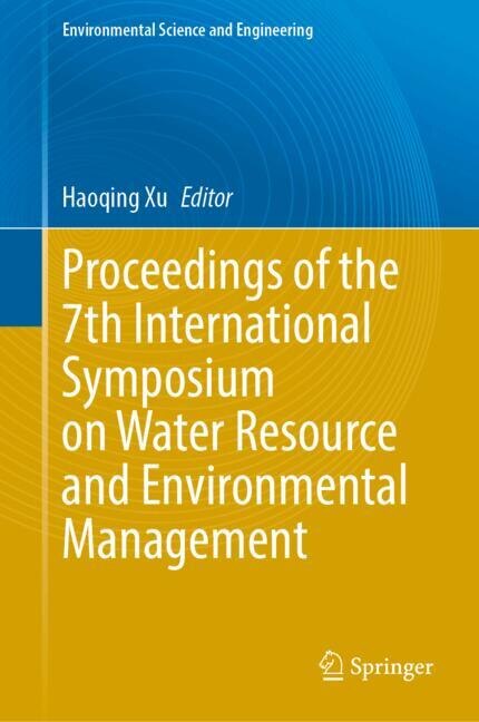 Couverture_Proceedings of the 7th International Symposium on Water Resource and Environmental Management