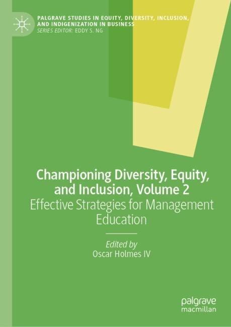 Front cover_Championing Diversity, Equity, and Inclusion, Volume 2
