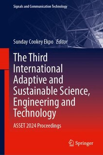 Front cover_Third International Adaptive and Sustainable Science, Engineering and Technology