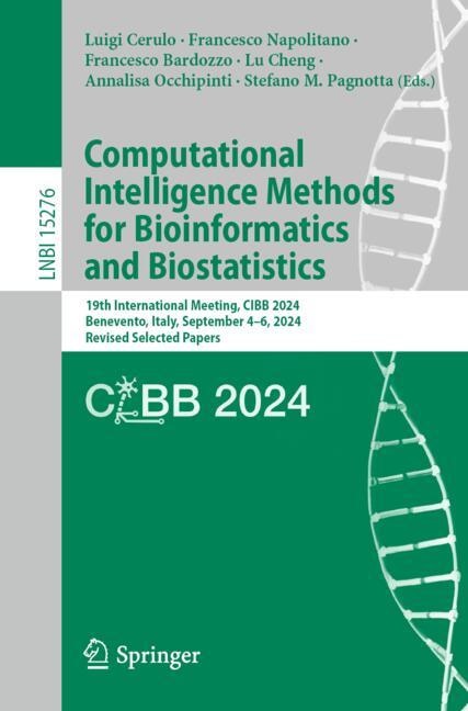 Front cover_Computational Intelligence Methods for Bioinformatics and Biostatistics