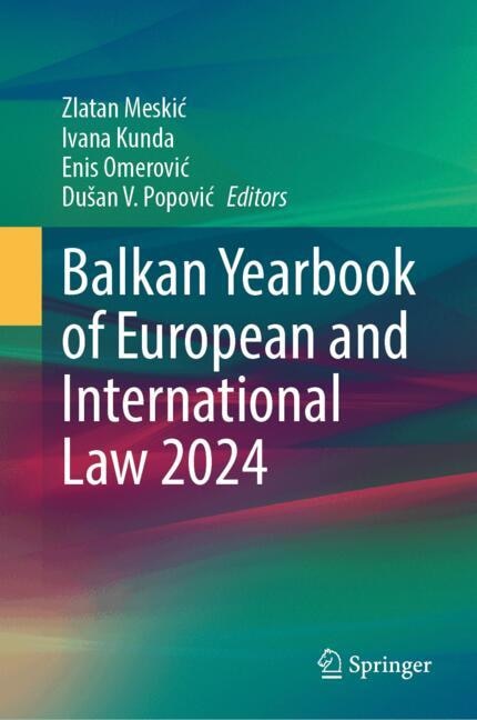 Couverture_Balkan Yearbook of European and International Law 2024