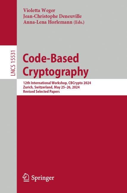 Front cover_Code-Based Cryptography