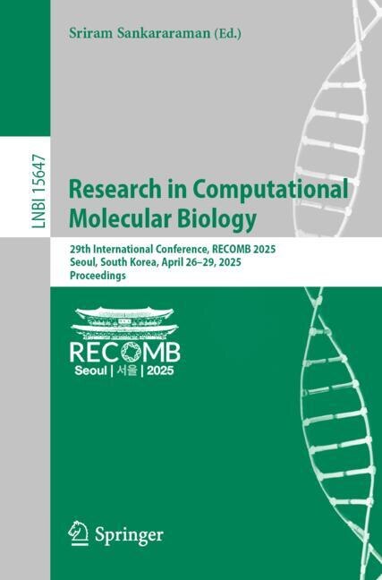Front cover_Research in Computational Molecular Biology
